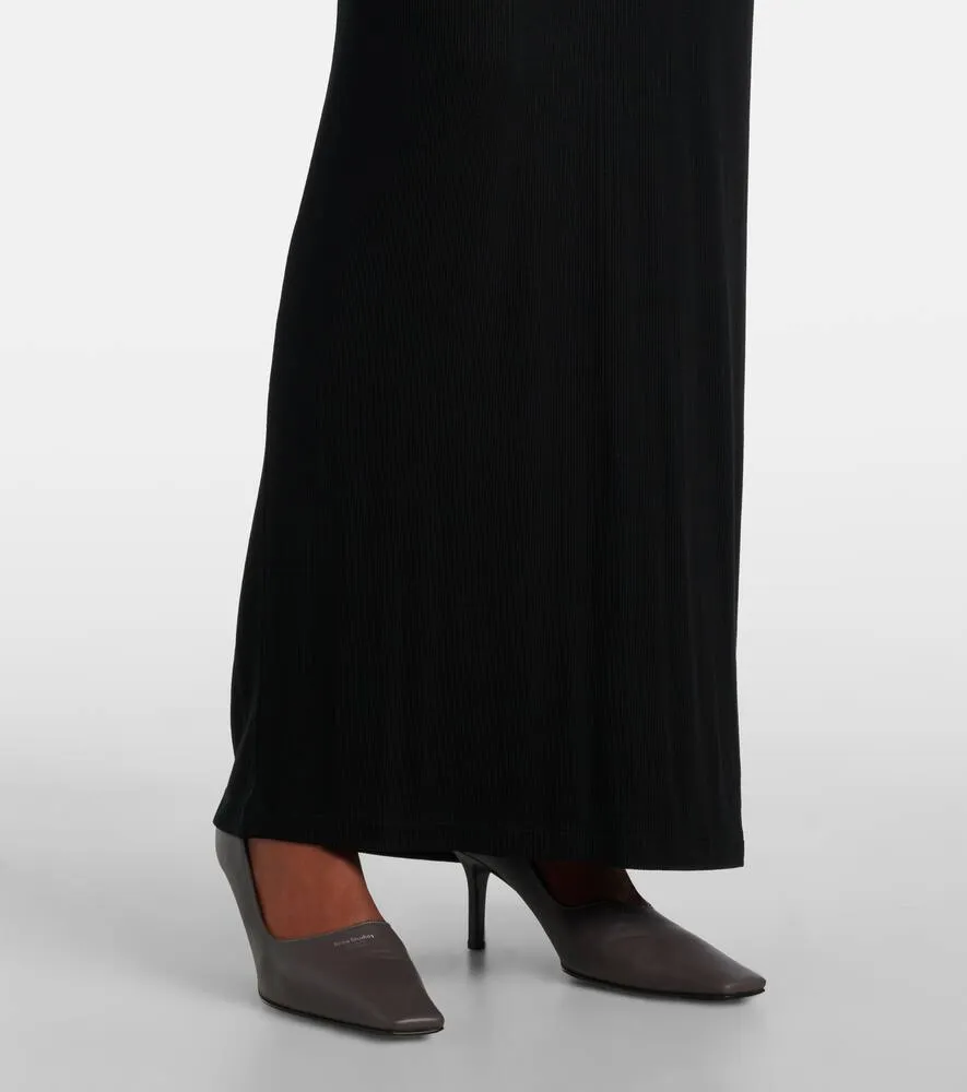 Acne Studios Etrixie ribbed-knit maxi dress