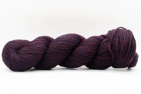 Baby Yak Wool Yarn - Marled Antique Ruby/Mulberry - DK