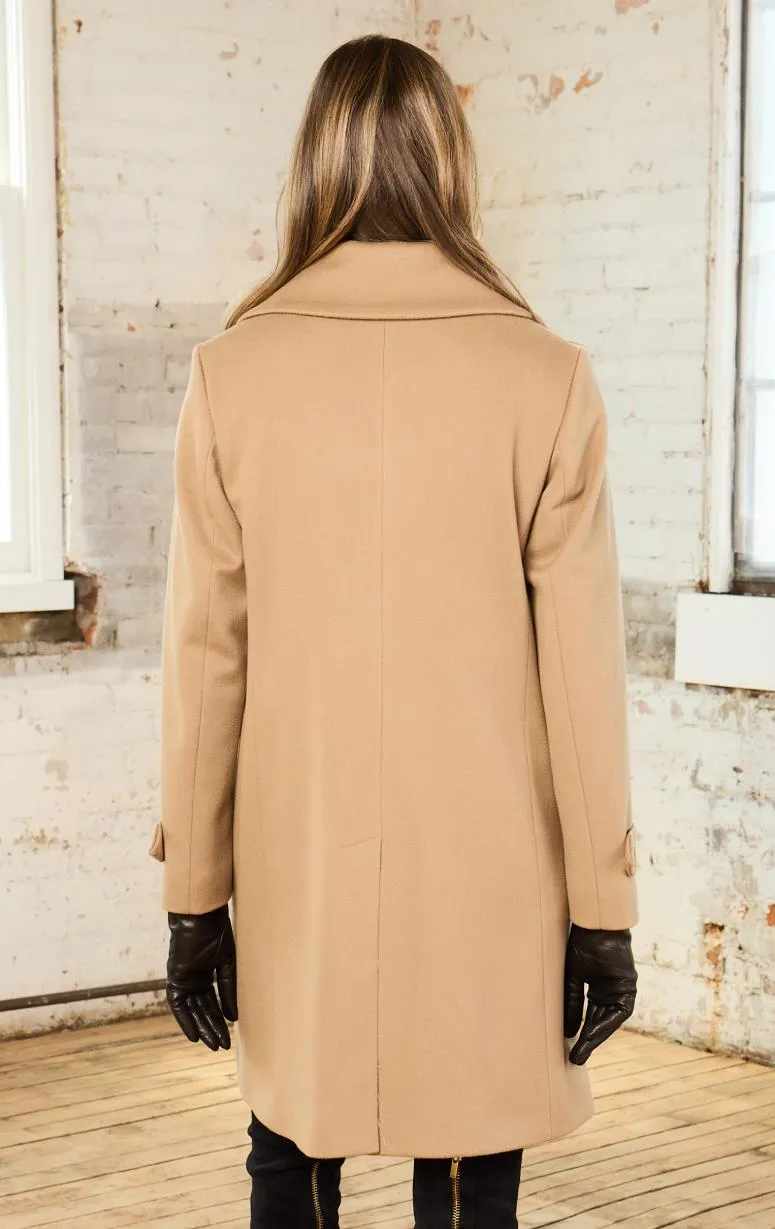 Barrington's - Double Breasted Loro Piana Wool Coat