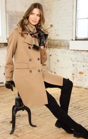 Barrington's - Double Breasted Loro Piana Wool Coat