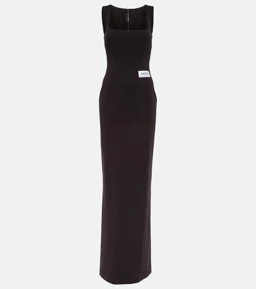 Dolce&Gabbana x Kim ribbed-knit maxi dress