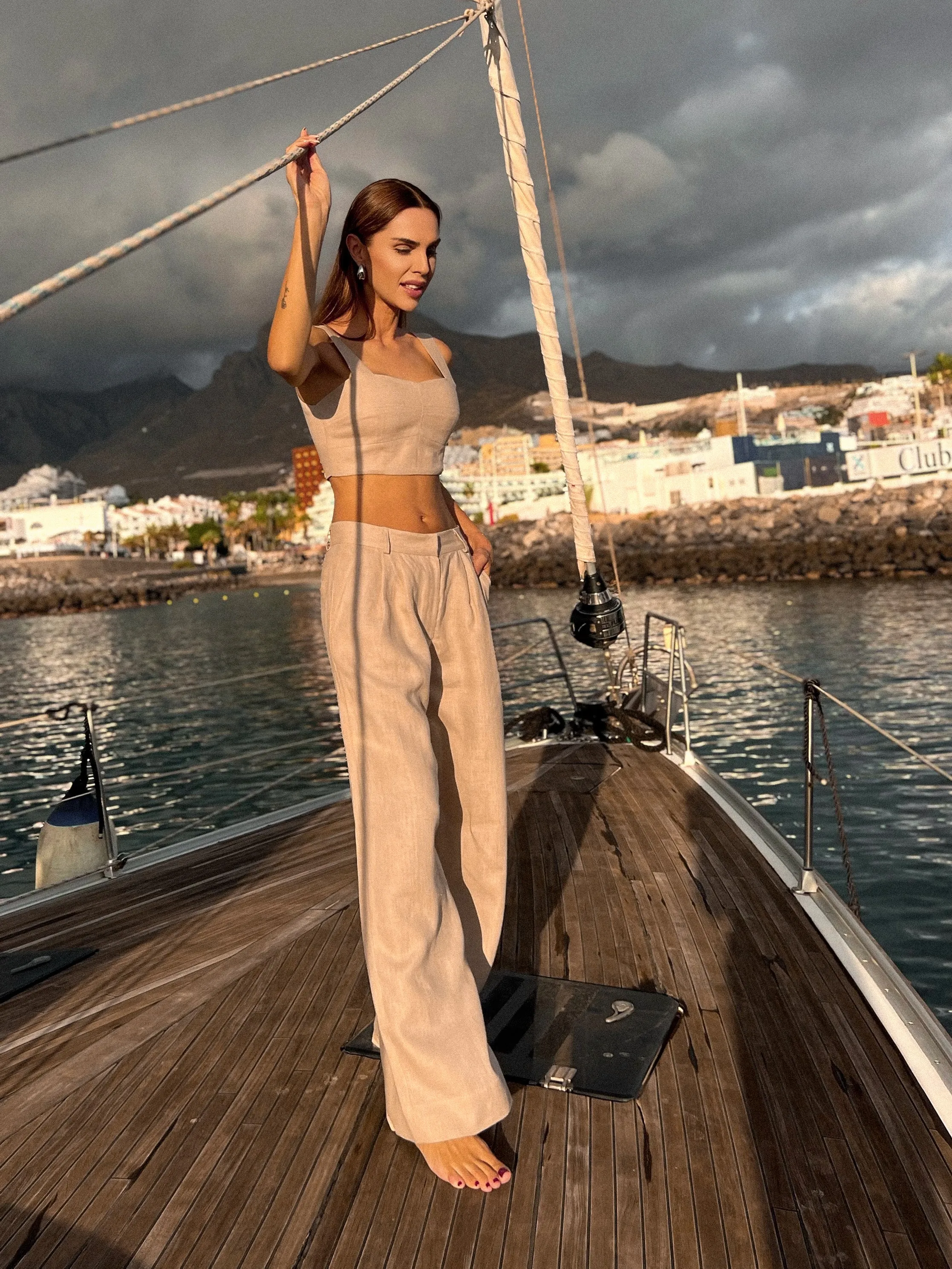 DOVE WIDE LEG PANTS