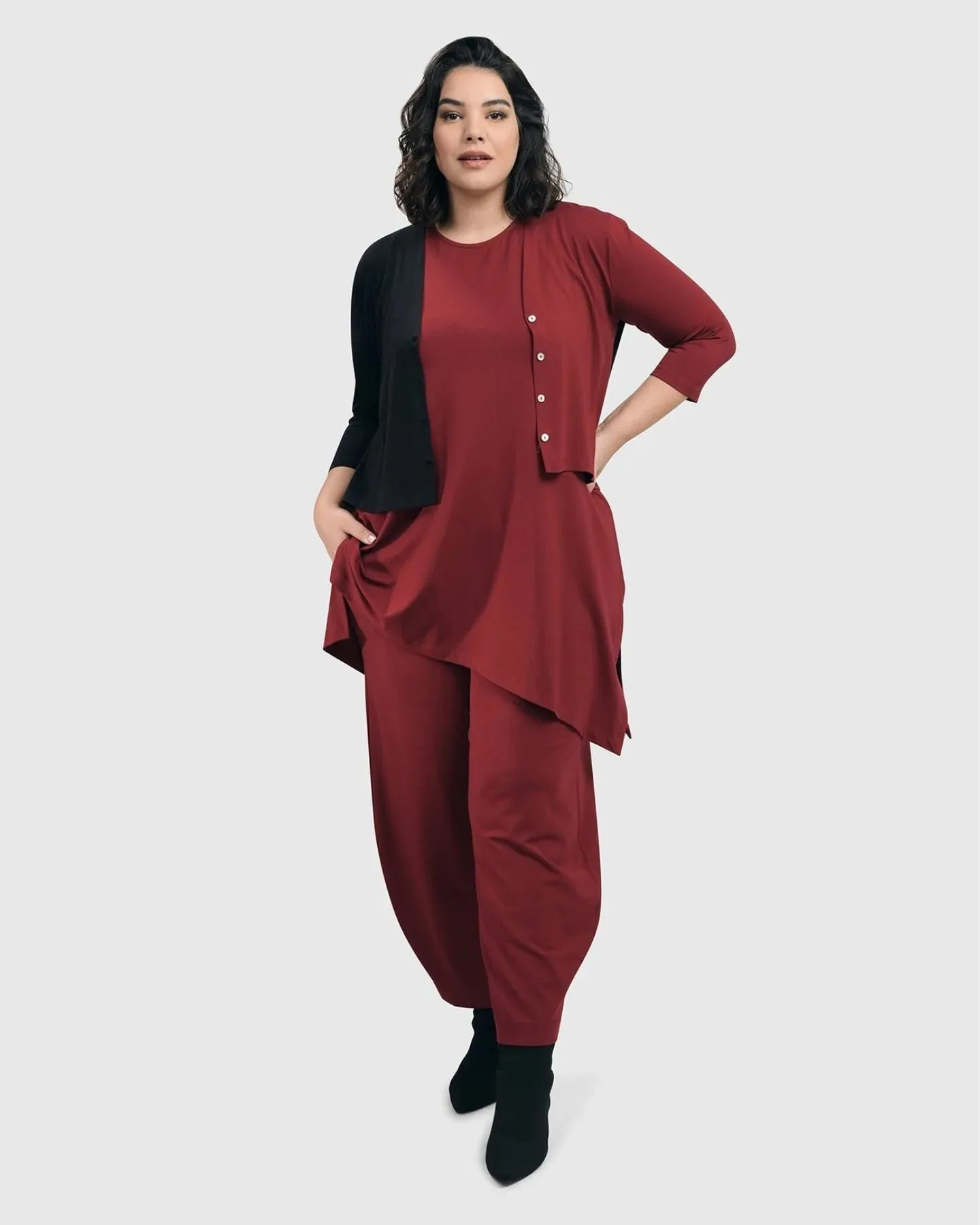 Essential Punto Pants Plum by Alembika