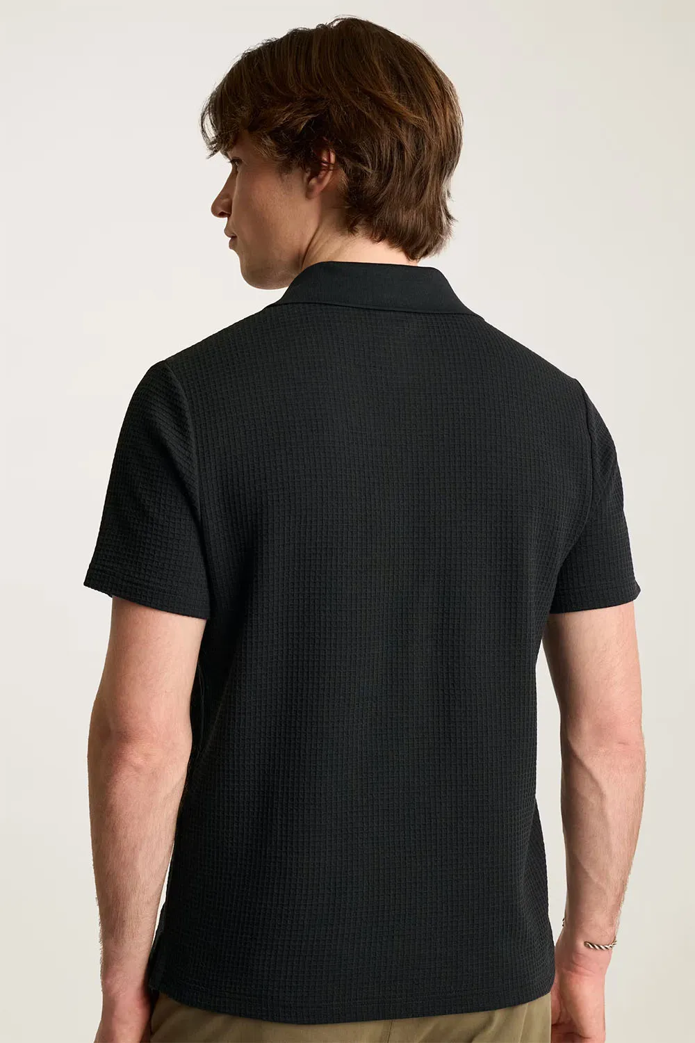 JOHNNY COLLAR POLO Jet Black