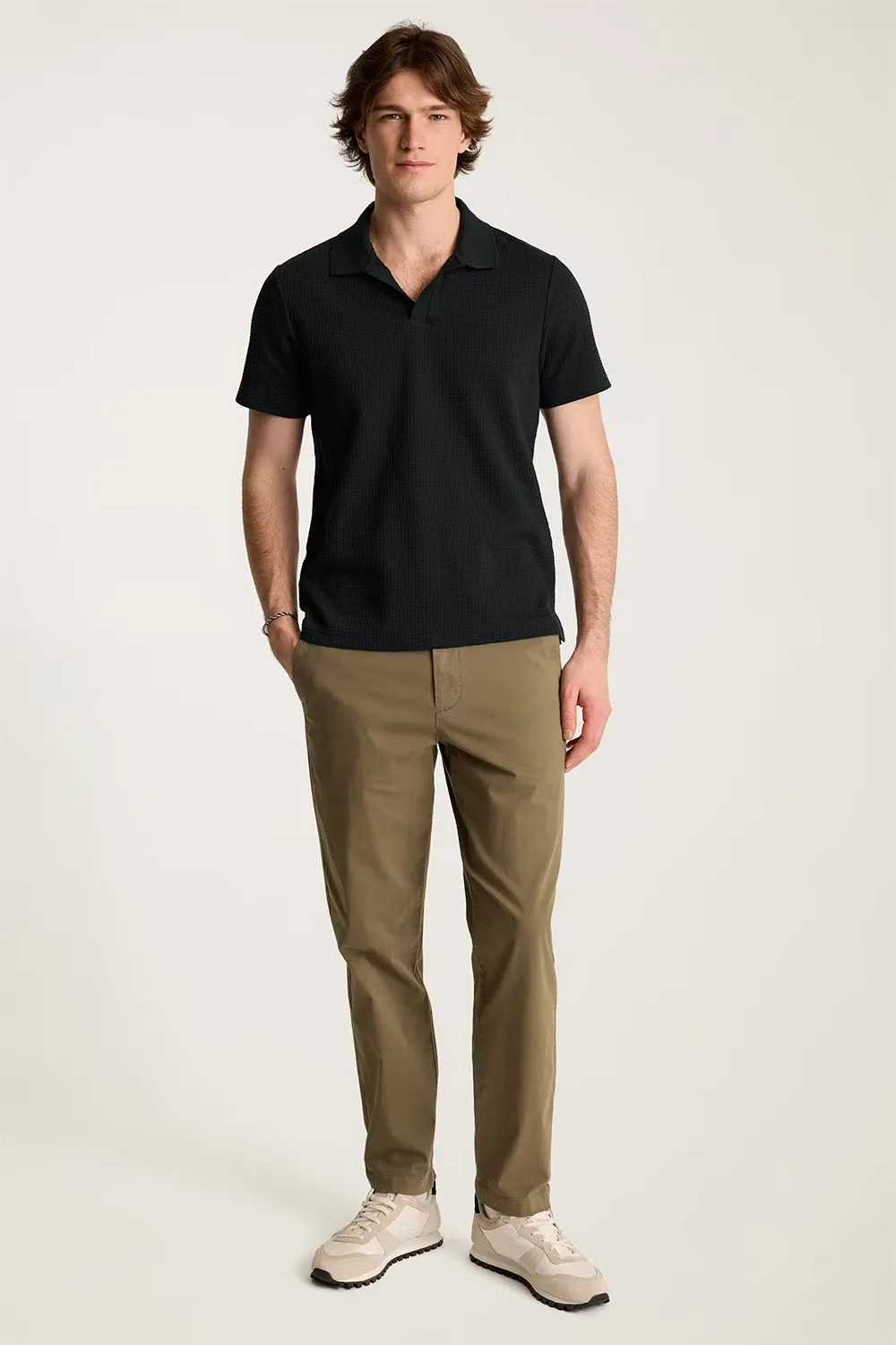 JOHNNY COLLAR POLO Jet Black