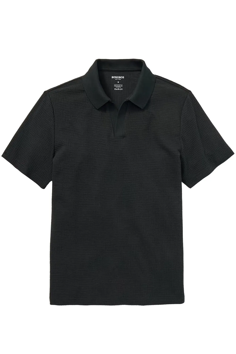 JOHNNY COLLAR POLO Jet Black