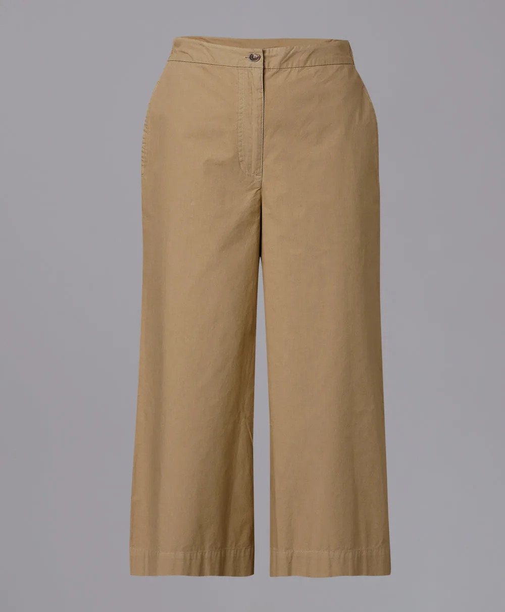 Khaki Wide Leg Pant