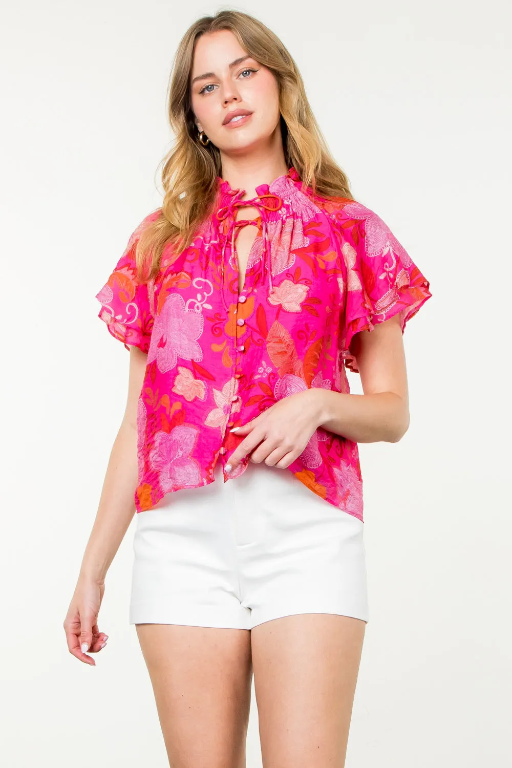 Kirina Floral Top by THML