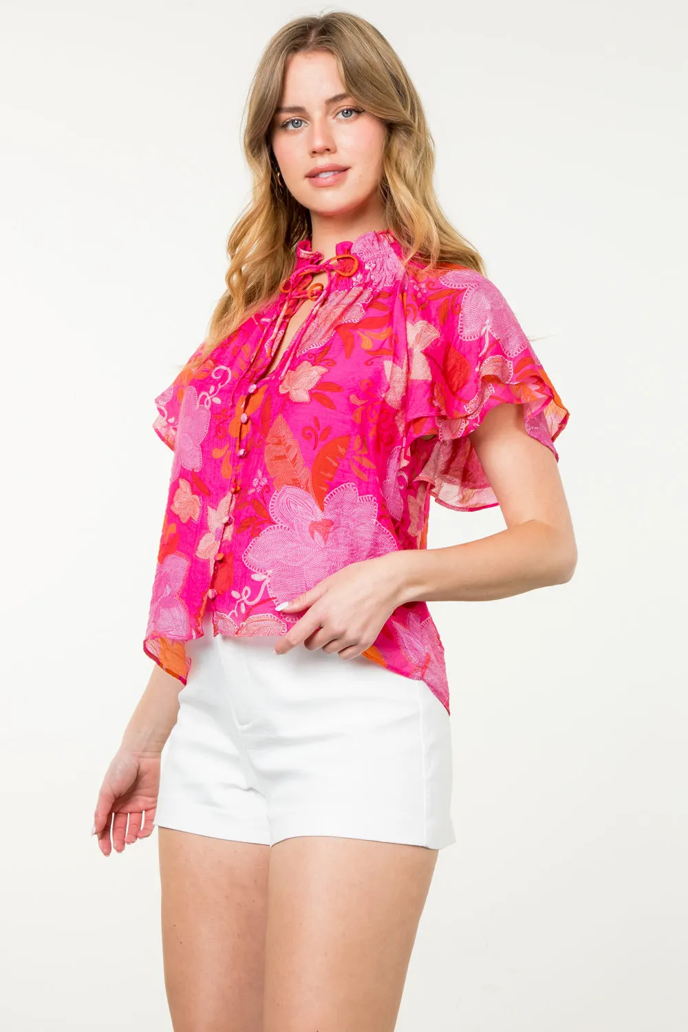 Kirina Floral Top by THML