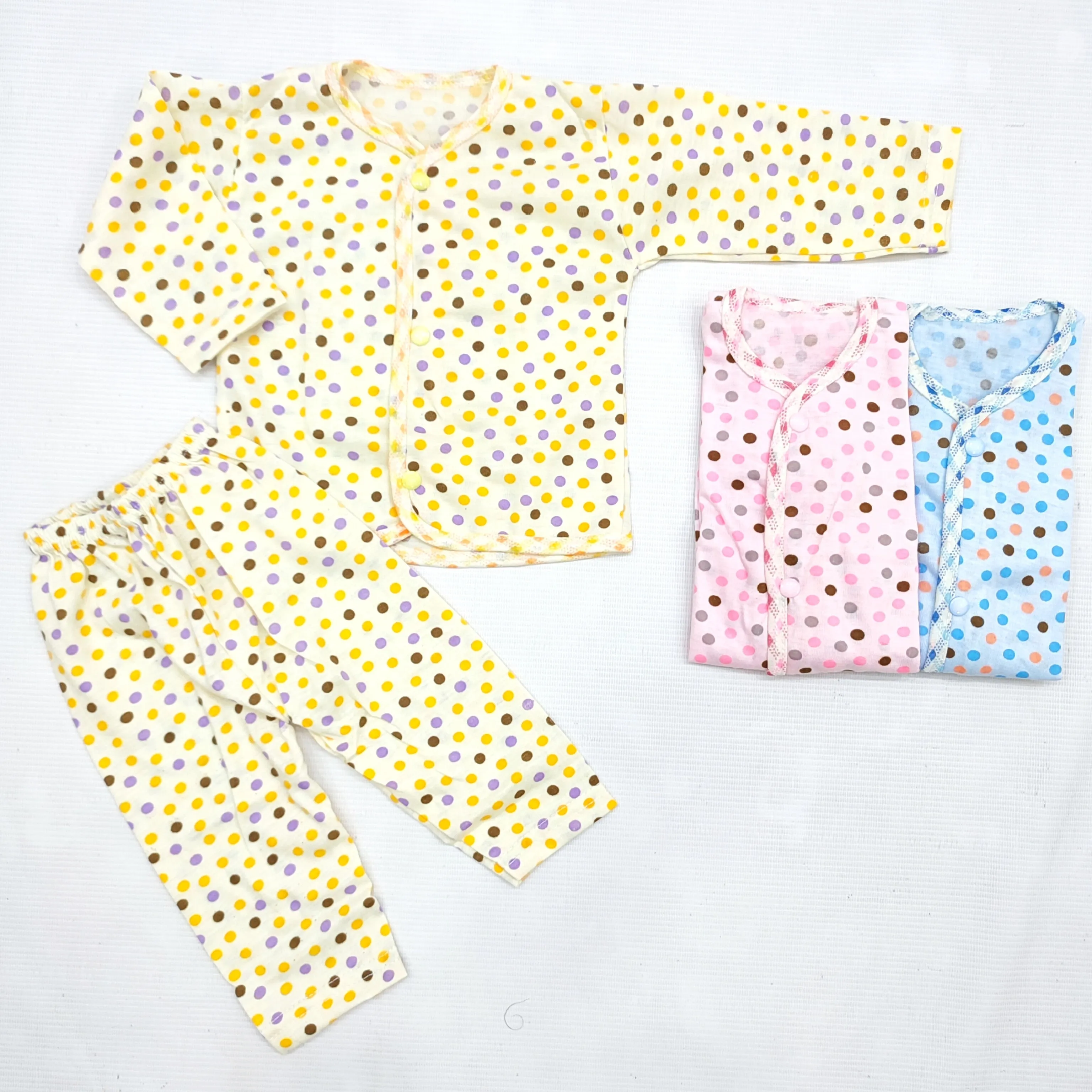 Little planet - Pack of 3 Night Suits - YPB Circles