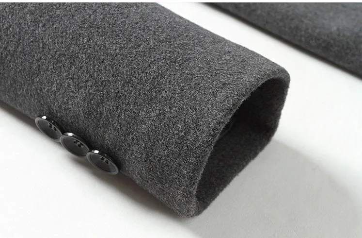 Men's Autumn/Winter Woolen Slim Fit Coat | Men's Outwear
