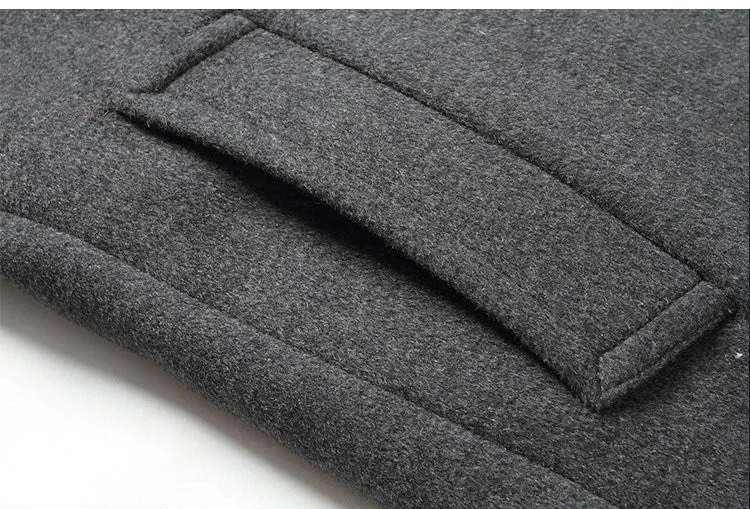 Men's Autumn/Winter Woolen Slim Fit Coat | Men's Outwear