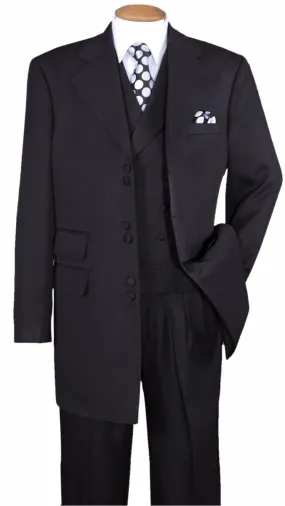 Milano Moda 2917-BLK Mens Suit