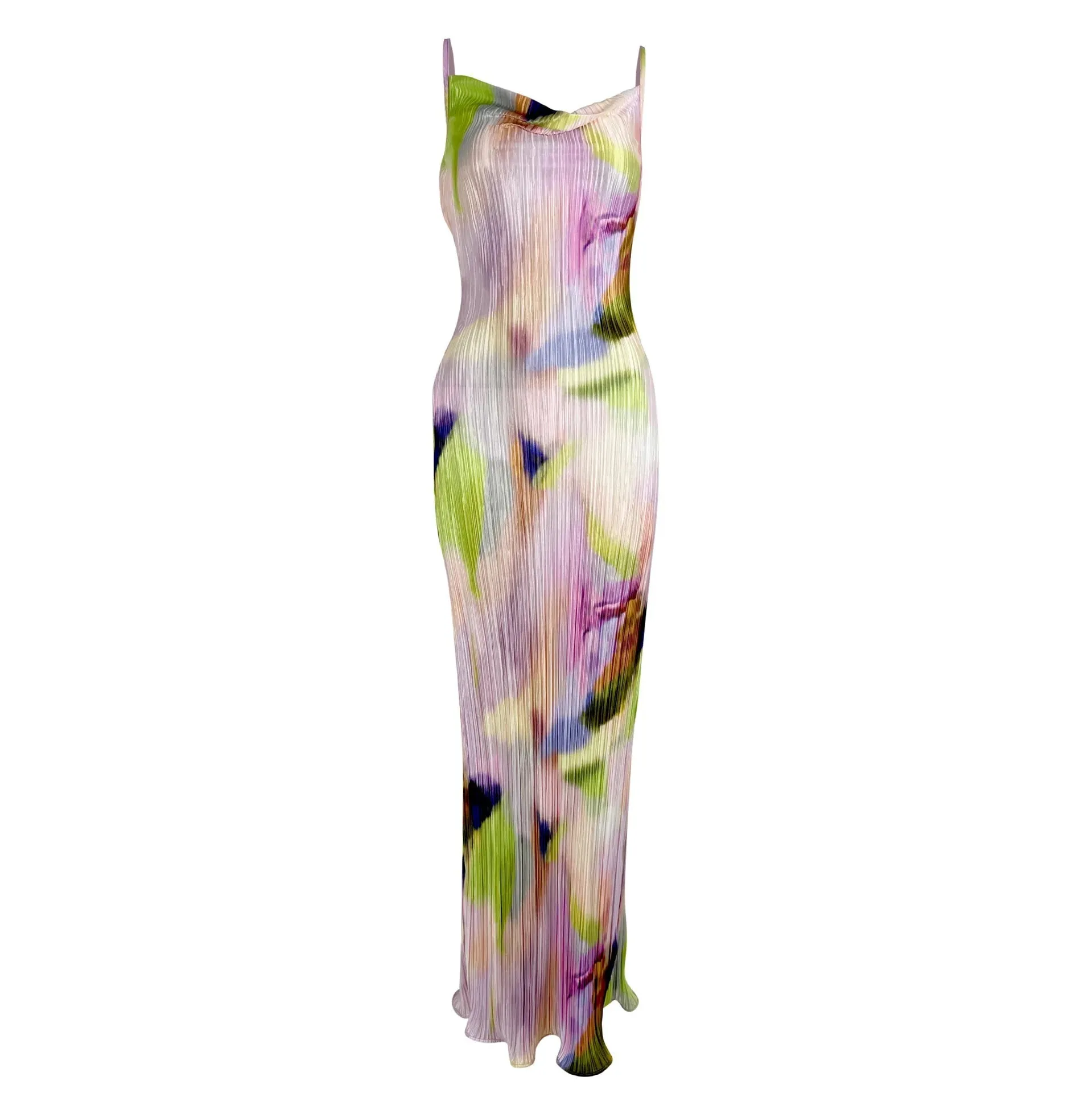 Summer Elegant Sexy Spaghetti Striped Sleeveless Party Maxi Dress